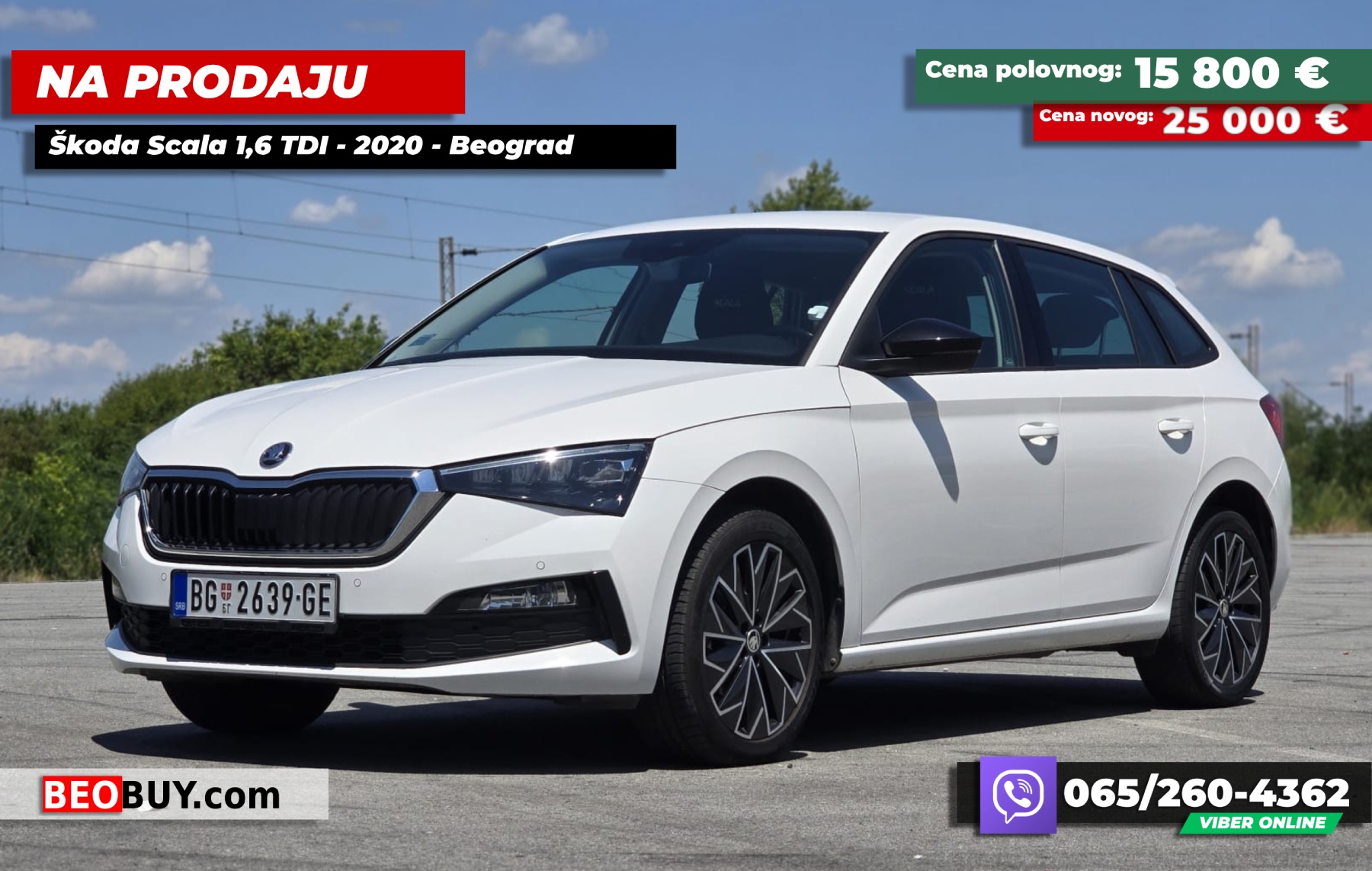PRODATO! - NA PRODAJU - Skoda Scala&hellip;