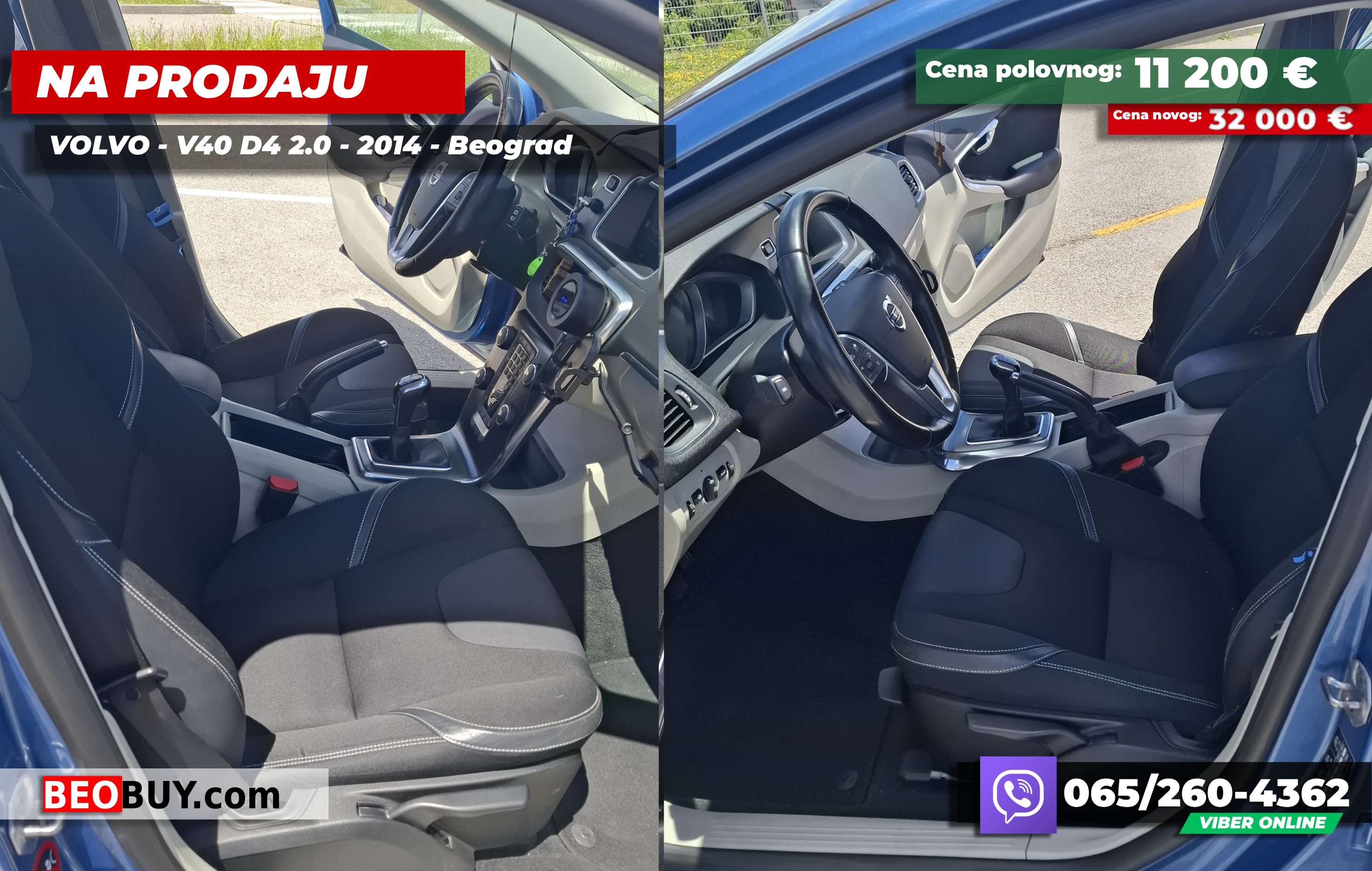 Beobuy - Mali oglasi - Polovni Automobili - Na prodaju - Prodajem - Cena - Beobuy - Mali oglasi - Polovni Automobili - Na prodaju - Prodajem - Cena - NA PRODAJU - Volvo - 2014 - Dizel V40 D4 2.0 - Plava metalic - Beogra